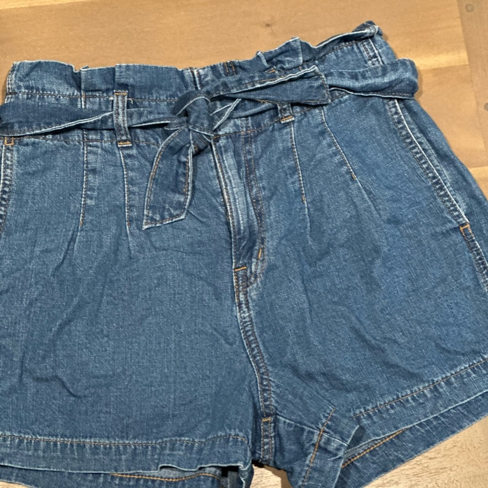 MADEWELL Denim Paper Bag Shorts 28